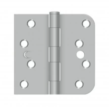 Deltana<br />SS44058TA-RH - 4" X 4" X 5/8" Radius X Square Hinge, Residential, Security - Right Hand