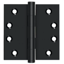 Deltana<br />DSB4 - 4" X 4" Square Hinge PAIR, Solid Brass Heavy Duty 