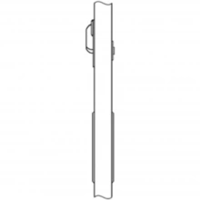 Accurate<br />LR-SDS-5i - Ligature Resistant Sliding Door System Fast Frame Kit - Tubular Privacy with Occupancy Indicator