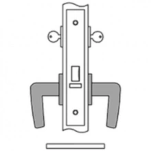 Accurate<br />1758 - Institution or Asylum Mortise Lock Only