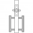 Accurate<br />2001ADAP-2 - ADA Sliding Door Single Cylinder Set