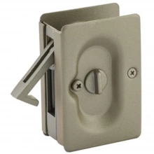 Emtek - 2102. - Sandcast Bronze Privacy Pocket Door Lock