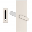 Emtek<br />222201 - Modern Rectangular Barn Door Privacy Lock with Strike
