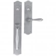 Bouvet<br />2509 - Iron Mortise Entrance Handle Set - Double Cylinder (Special Order) - Rouille Rust Finish