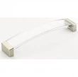 Schaub<br />322-15-CL - Positano Pull, Arched, Satin Nickel, Clear, 224 mm