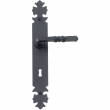 Iron Mortise Entrance Lever Set - Double Profile Cylinder (Special Order)
