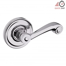 Baldwin - 5103.260.PASS IN STOCK - 5103 Lever w/ 5048 Rose - Passage Set, Polished Chrome Finish 5103260PASS Quick Ship