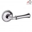 Baldwin<br />5118.260.RDM IN STOCK - 5118 Lever w/ 5076 Rose - Right-Hand Half Dummy, Polished Chrome Finish 5118260RDM Quick Ship