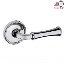 Baldwin - 5118.260.PASS IN STOCK - 5118 Lever w/ 5076 Rose - Passage Set, Polished Chrome Finish 5118260PASS Quick Ship