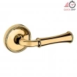 Baldwin<br />5118.003.PASS IN STOCK - 5118 Lever w/ 5076 Rose - Passage Set, Lifetime Polished Brass Finish 5118003PASS Quick Ship
