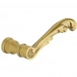 Baldwin<br />5121.060.MR - 5121 LEVER - SATIN BRASS AND BROWN 5121060MR