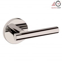 Baldwin - 5137.055.PASS IN STOCK  - 5137 Lever w/ 5046 Rose - Passage Set, Lifetime Polished Nickel Finish 5137055PASS Quick Ship