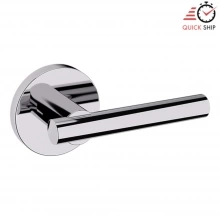 Baldwin - 5137.260.PASS IN STOCK - 5137 Lever w/ 5046 Rose - Passage Set, Polished Chrome Finish 5137260PASS Quick Ship