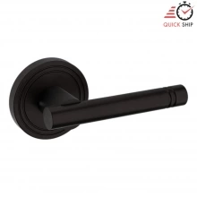 Baldwin - 5138.102.PASS IN STOCK - 5138 Lever w/ 5047 Rose - Passage Set, Oil Rubbed Bronze Finish 5138102PASS Quick Ship