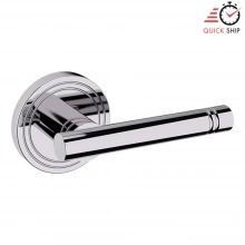 Baldwin - 5138.260.PASS IN STOCK - 5138 Lever w/ 5047 Rose - Passage Set, Polished Chrome Finish 5138260PASS Quick Ship