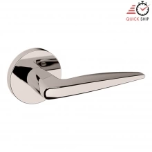 Baldwin - 5166.055.PASS IN STOCK - 5166 Lever w/ 5046 Rose - Passage Set, Lifetime Polished Nickel Finish 5166055PASS Quick Ship
