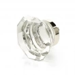 Schaub<br />54-PN - City Lights, Faceted Dome Glass Knob, Polished Nickel, 1-3/4" dia