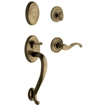 Baldwin - 85315 RDBL - Logan Sectional Double Cylinder RH Entry Handleset with Lever 85315RDBL Quick Ship