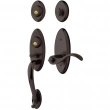 Baldwin<br />85345 2RFD - Landon Two-Point RH Full Dummy Handleset with Lever 853452RFD Quick Ship