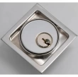Accurate<br />24SC - Square 2" x 2" Flush Pull with Cylinder Hole
