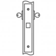 Accurate<br />8702 - Deadlock Narrow Backset Lock with Narrow Faceplate