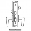 Accurate<br />8848 - Entrance or Apartment Narrow Backset Lock