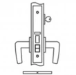 Accurate<br />8756 - Entrance or Office Narrow Backset Lock