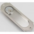 Accurate<br />A2002C - 7" Arched Flush Pull with Cylinder Hole, Exposed Screws
