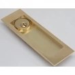 Accurate<br />CS2002-COi - 7" Rectangular Flush Pull with Cylinder Cutout and Indicator, Concealed Screws