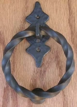 Agave Ironworks by Acorn Mfg - KN013 - 6 Point Back Twist Ring Knocker