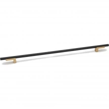 Alno - A2903-12-CHP/MB - 12" Pull Knurled Bar