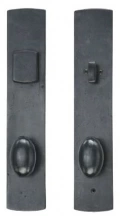 Ashley Norton - .50 13" x 2.5" - Arched, Square, Curved, Modern - Lever X Lever Tubular Single Cylinder Entry Set