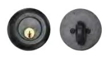 Ashley Norton - 4100 - 2 1/2" Traditional Round Single Cylinder Deadbolt with Flat Thumbturn