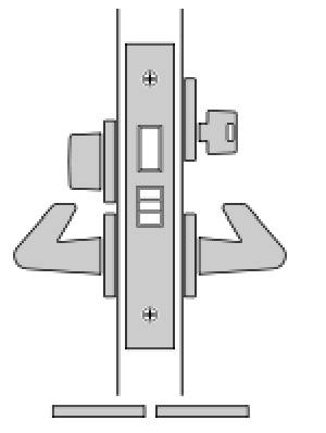 B. Dormitory <br> Key Out, Thumbturn In<Br>Emergency Egress  
