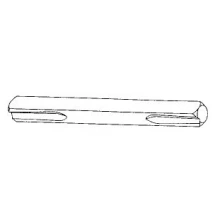 Baldwin - 05XX.004 - BROACHED STRAIGHT SPINDLE - PASSAGE