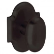 Baldwin<br />5024.402 - OVAL KNOB WITH R030 ARCHED ROSE - Distressed Oil Rubbed Bronze 5024402