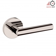 Baldwin - 5173.055.PASS IN STOCK - 5173 Lever w/ 5046 Rose - Passage Set, Lifetime Polished Nickel Finish 5173055PASS Quick Ship