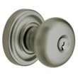Baldwin<br />5205.076 - Classic Knob - Keyed Entry with Classic Rose, Lifetime (PVD) Graphite Nickel Finish 5205076 Quick Ship