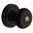 Baldwin<br />5210.102. - Colonial knob w/ Classic rose - Keyed Entry - Oil Rubbed Bronze 5210102 Quick Ship