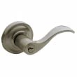 Baldwin<br />5255.076 - Wave Lever w/ Classic Rose - Keyed Entry - Lifetime (PVD) Graphite Nickel 5255076 Quick Ship