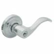 Baldwin<br />5255.260 - Wave Lever w/ Classic Rose - Keyed Entry - Polished Chrome 5255260 Quick Ship