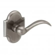 Baldwin<br />5452V.076 - BEAVERTAIL LEVER WITH R030 ARCHED ROSE - Lifetime (PVD) Graphite Nickel 5452V076