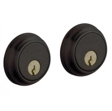 Baldwin - 8021.402 - TRADITIONAL DOUBLE CYLINDER DEADBOLT FOR 1 5/8" DOOR PREP - DISTRESSED OIL RUBBED BRONZE 8021402