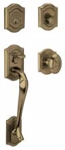 Baldwin - 85327.050 - BETHPAGE SECTIONAL HANDLESET - SATIN BRASS AND BLACK 85327050