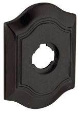 Baldwin - R027.402 - 3" BETHPAGE ROSE - DISTRESSED OIL RUBBED BRONZE R027402