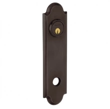 Baldwin - R032.112 - 10" ARCHED ROSE - ENTRY OR PASSAGE/PRIVACY -VENETIAN BRONZE R032112