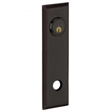 Baldwin - R035.102 - 10" RECTANGULAR ROSE - ENTRY OR PASSAGE/PRIVACY - OIL RUBBED BRONZE R035102