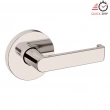 Baldwin<br />5105.055.RDM IN STOCK - 5105 Lever w/ 5046 Rose - Right-Hand Half Dummy, Lifetime Polished Nickel Finish 5105055RDM Quick Ship