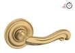 Baldwin<br />5108.033.PASS IN STOCK - 5108 Lever w/ 5048 Rose - Passage Set, Vintage Brass Finish 5108033PASS Quick Ship