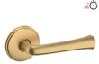 Baldwin<br />5112.033.PRIV IN STOCK - 5112 Lever w/ 5075 Rose - Privacy Set, Vintage Brass Finish 5112033PASS Quick Ship